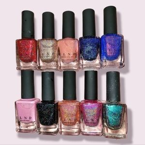 10 ILNP nail polishes.
